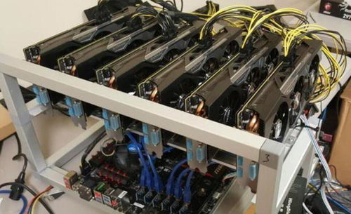 Advanced mining rig setup illustrating the technology behind cryptocurrency mining