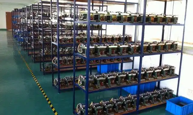 An intricate view of a modern mining rig, showcasing its efficiency and role in sustainable crypto mining